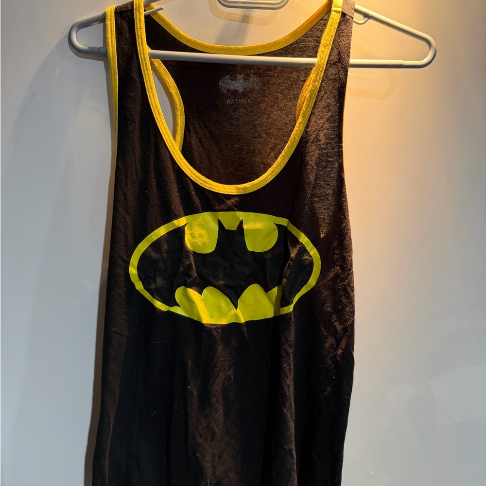 Batman Black and Gray Logo Tee
